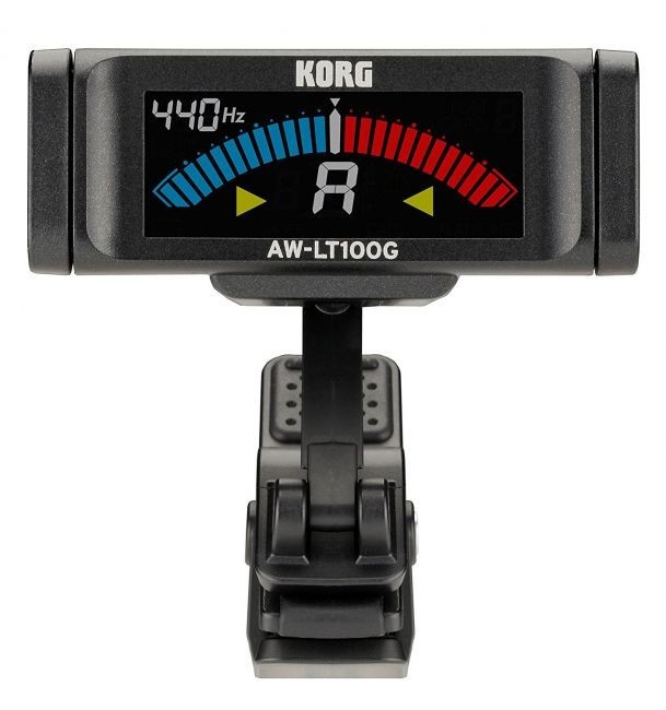 KORG AW-LT100G guitar exclusive use clip tuner ( Korg 100 hour battery . has guitar tuner )