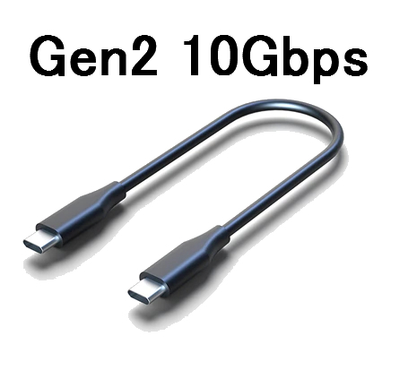50cm【新品】10Gbps USB Type C to C 変換ケーブル USB3.1 Gen2(USB3.2 Gen2)検品済み 匿名発送用_画像1