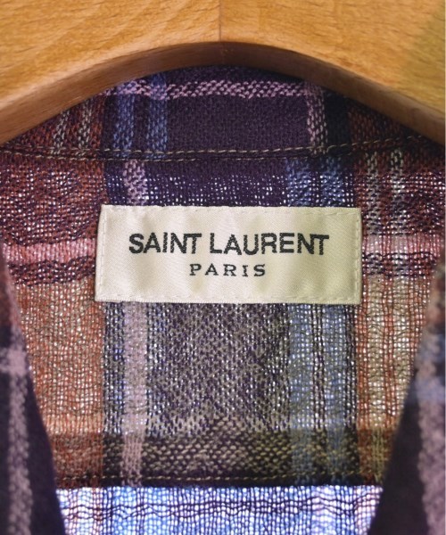 Saint Laurent Paris カジュアルシャツ メンズ サンローラン　パリ 中古　古着_画像3