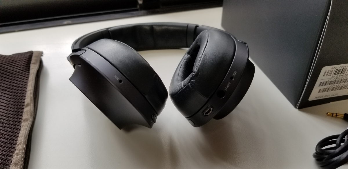  原文:★良品　sony ソニ　MDR-100ANB h.ear on ★ハイレゾ対応　ワイアレス　ノイズキャンセリング　ヘッドホン★１円スタート