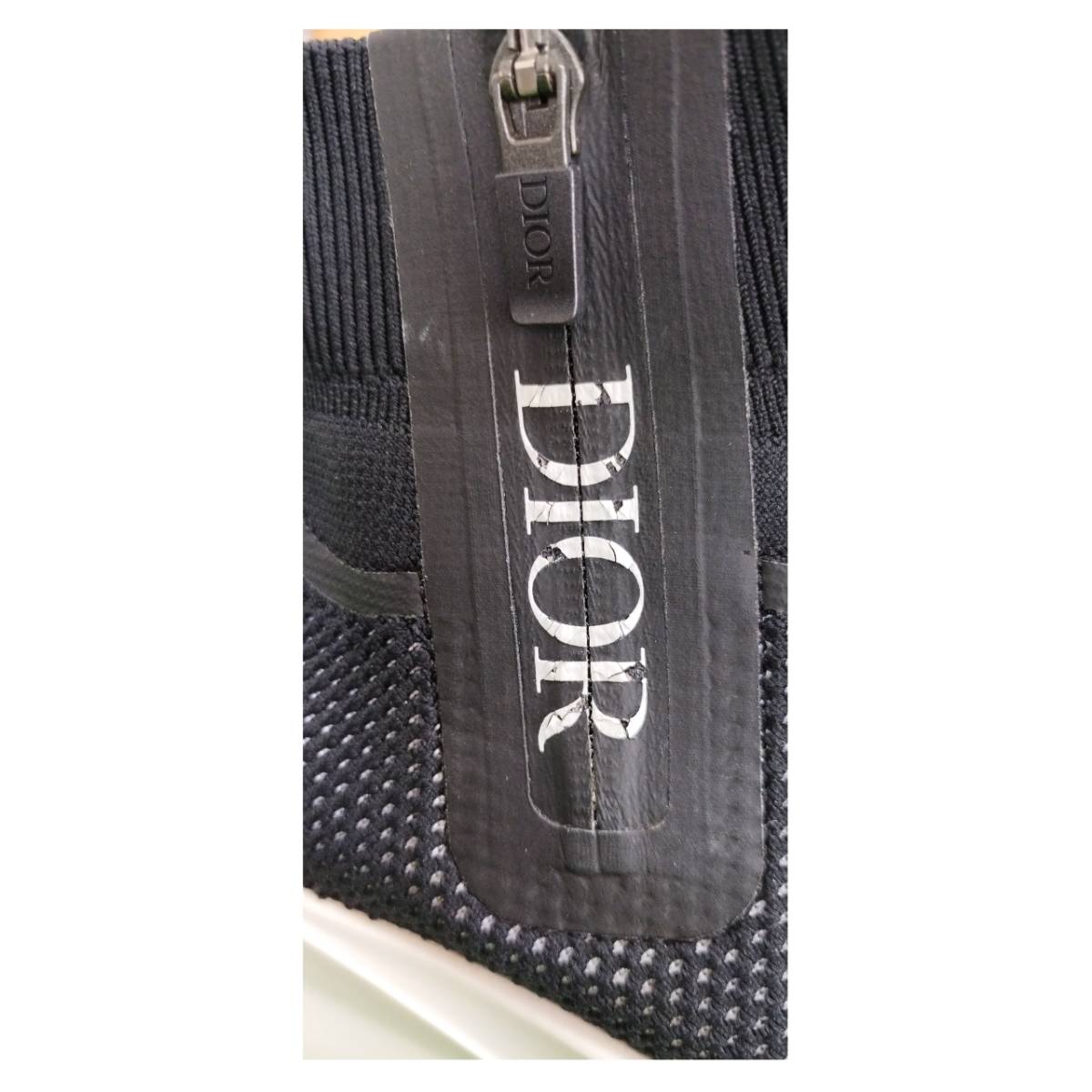 中古美品☆Dior☆ディオール☆ソックスニーカー☆メンズ☆サイドジッパー_画像6