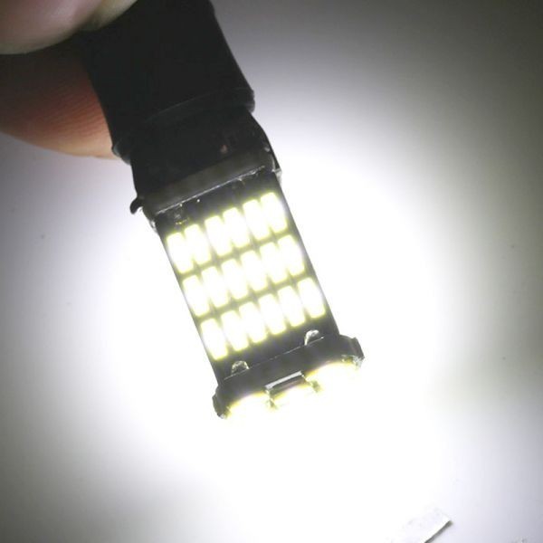 T10/T15/T16 LED 45個連 高輝度 バックランプ LEDウェッジ球 LEDバルブ 無極性 キャンセラー内蔵 6500k 2個セット WD93の画像7