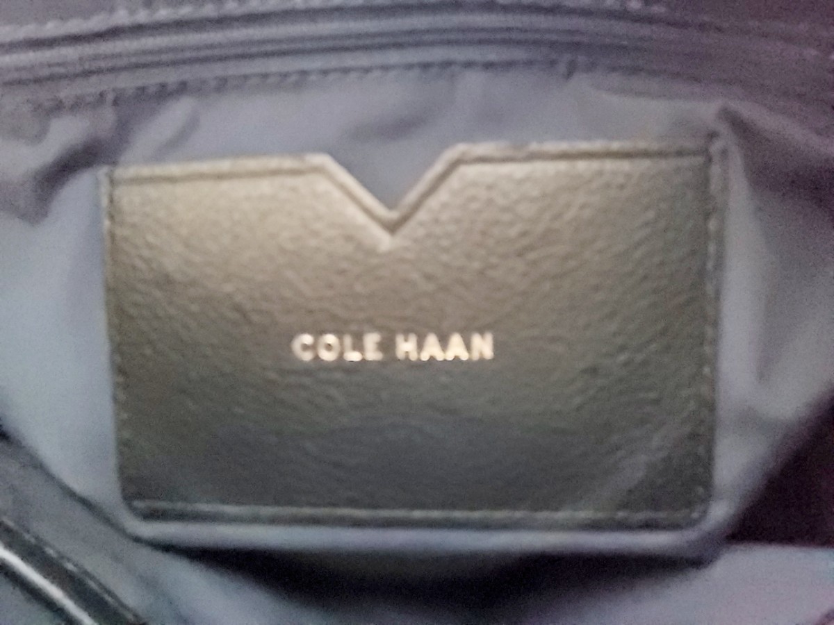 COLE HAAN　2way バッグ　ブラック_画像8