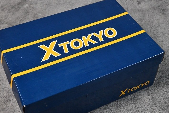X-TOKYO スニーカー シューズ 靴 メンズ カジュアルシューズ エアーソール 2101 グレー/ピンク/サックス 25.5cm / 新品 1円 スタート_画像9