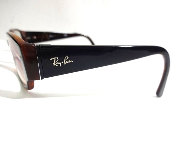 X3L031■本物■ レイバン Ray-Ban RB5250 ブラウン&ブラック 度付き ブルーライトカットレンズ PC メガネ 眼鏡 メガネフレーム_画像3