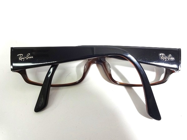 X3L031■本物■ レイバン Ray-Ban RB5250 ブラウン&ブラック 度付き ブルーライトカットレンズ PC メガネ 眼鏡 メガネフレーム_画像9