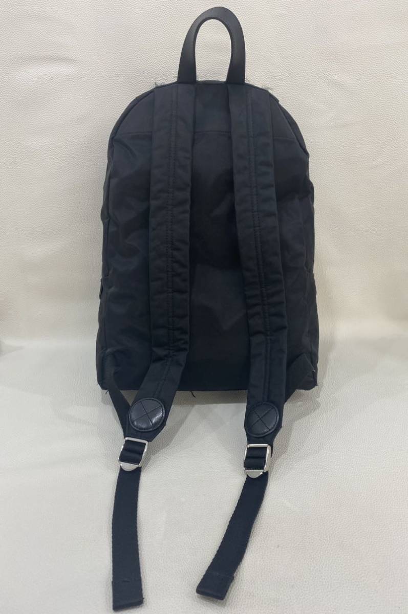 R3F039* genuine article * Mark Jacobs MARC JACOBS Biker nylon black color Logo rucksack daypack backpack 