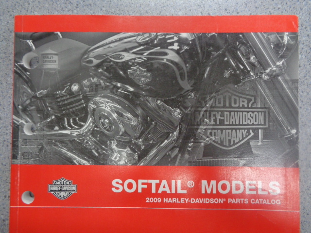 ★HARLEY-DAVIDSON ハーレー ダビッドソン 99455-09 2009 SOFTAIL MODELS パーツカタログ★_画像2