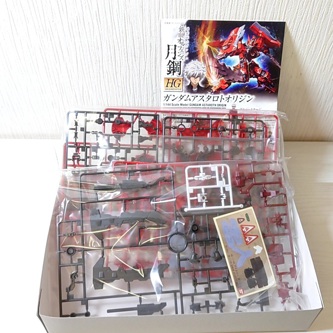 ゼ39【80】1円～ 未組立 バンダイ ガンプラ HG 1/144 ガンダム アスタロト オリジン ～機動戦士ガンダム 鉄血のオルフェンズ 月鋼～_画像2