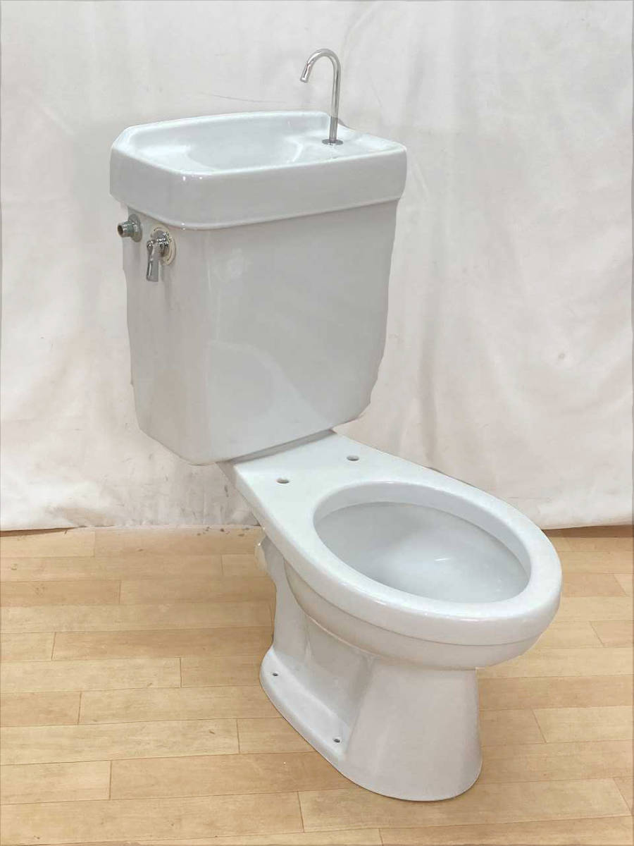 【中古】INAX (イナックス) トイレ 洋式便器 (壁排水)とタンクの一式セット #ホワイト 直接引き取り可 72_画像2