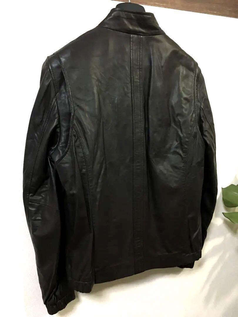 [ theory ]12 ten thousand Ram leather jacket 40 DB dense brown 