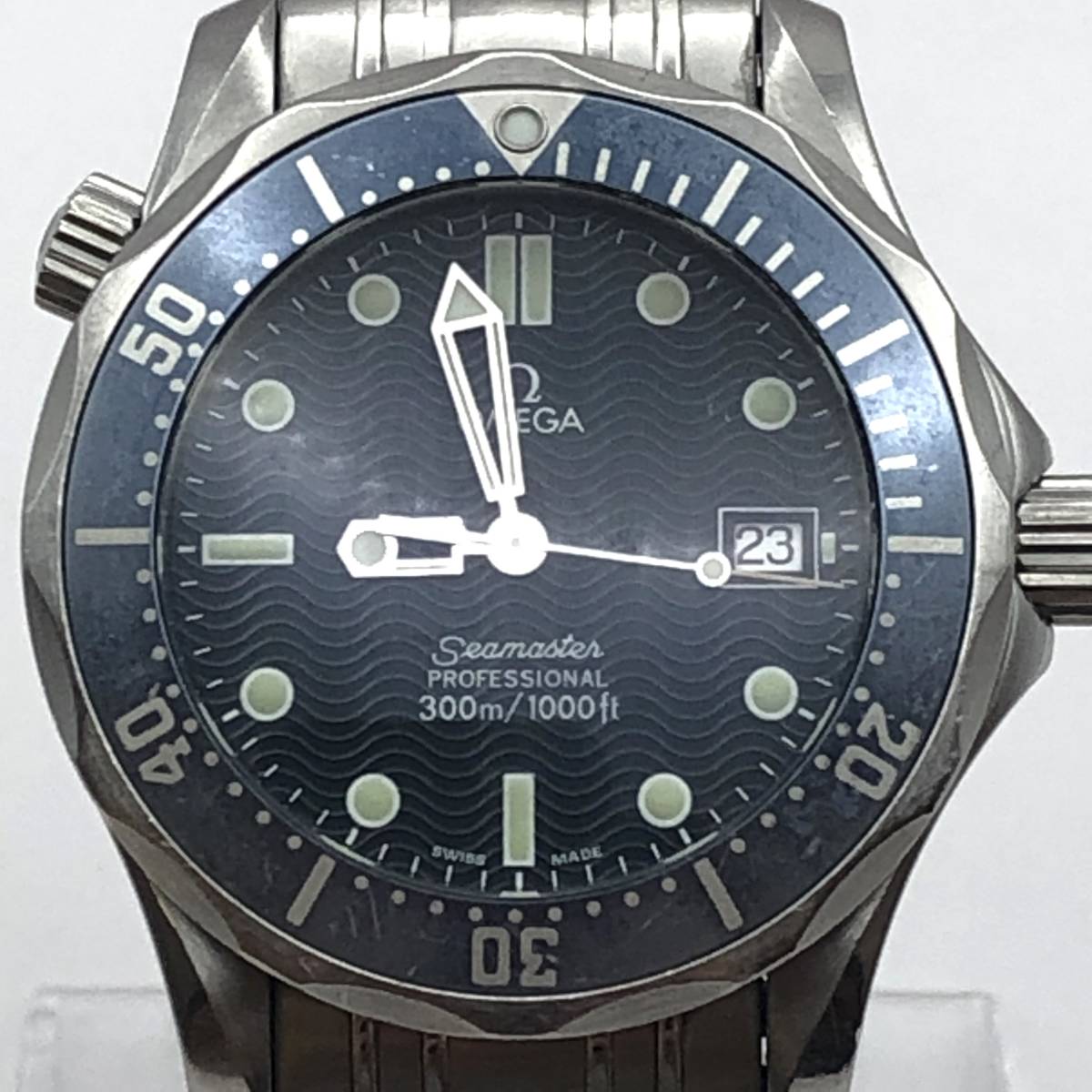 OMEGA Seamaster Professional オメガ シーマスター 300m リューズ不良 非稼働品 難あり ジャンク メンズ_画像1