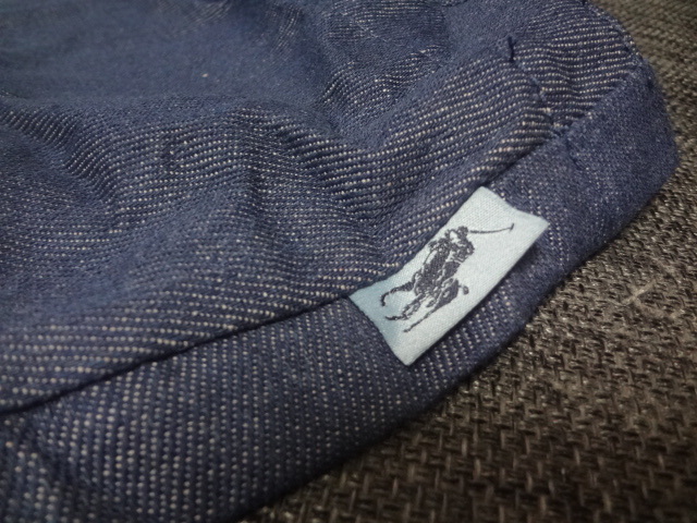 新品 タグ付き POLO RALPH LAUREN ポロラルフローレン トートバッグ カバン 鞄 エコバッグ デニムバッグ デカロゴ_画像5