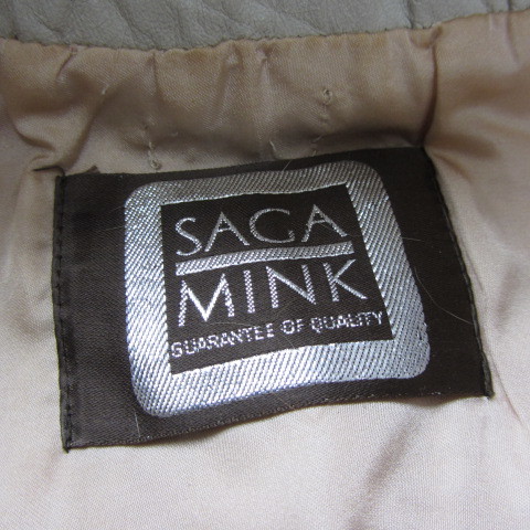 TA-5108 SAGA MINK リアルファー　ジャケット　ブルゾン　カラーミンク/Mサイズ_画像7