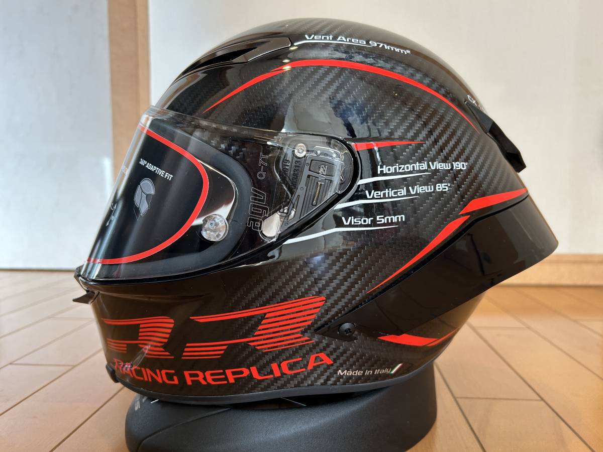 AGV PISTA GP RR CARBON ピスタGPカーボンRR Performance carbon フルフェイスヘルメット Mサイズ 新品試着のみの画像3