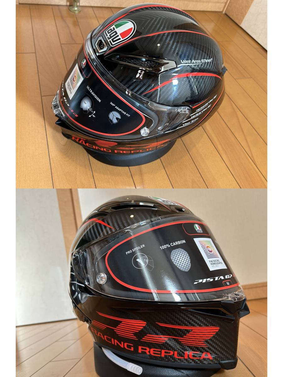 AGV PISTA GP RR CARBON　ピスタGPカーボンRR Performance carbon　フルフェイスヘルメット Mサイズ　新品試着のみ_画像5