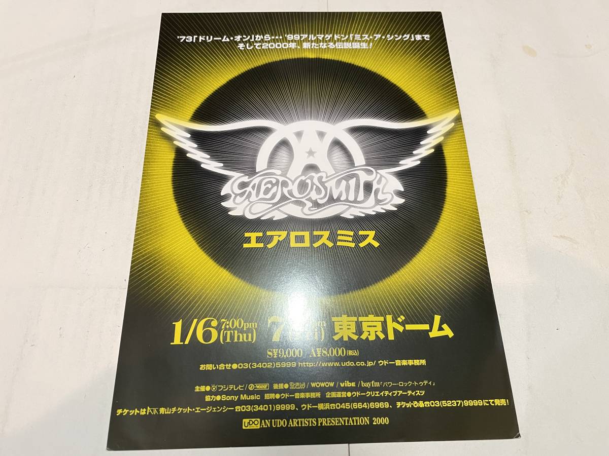 Aerosmith Aerosmith Flyer 2000 Tokyo Dome Concert
