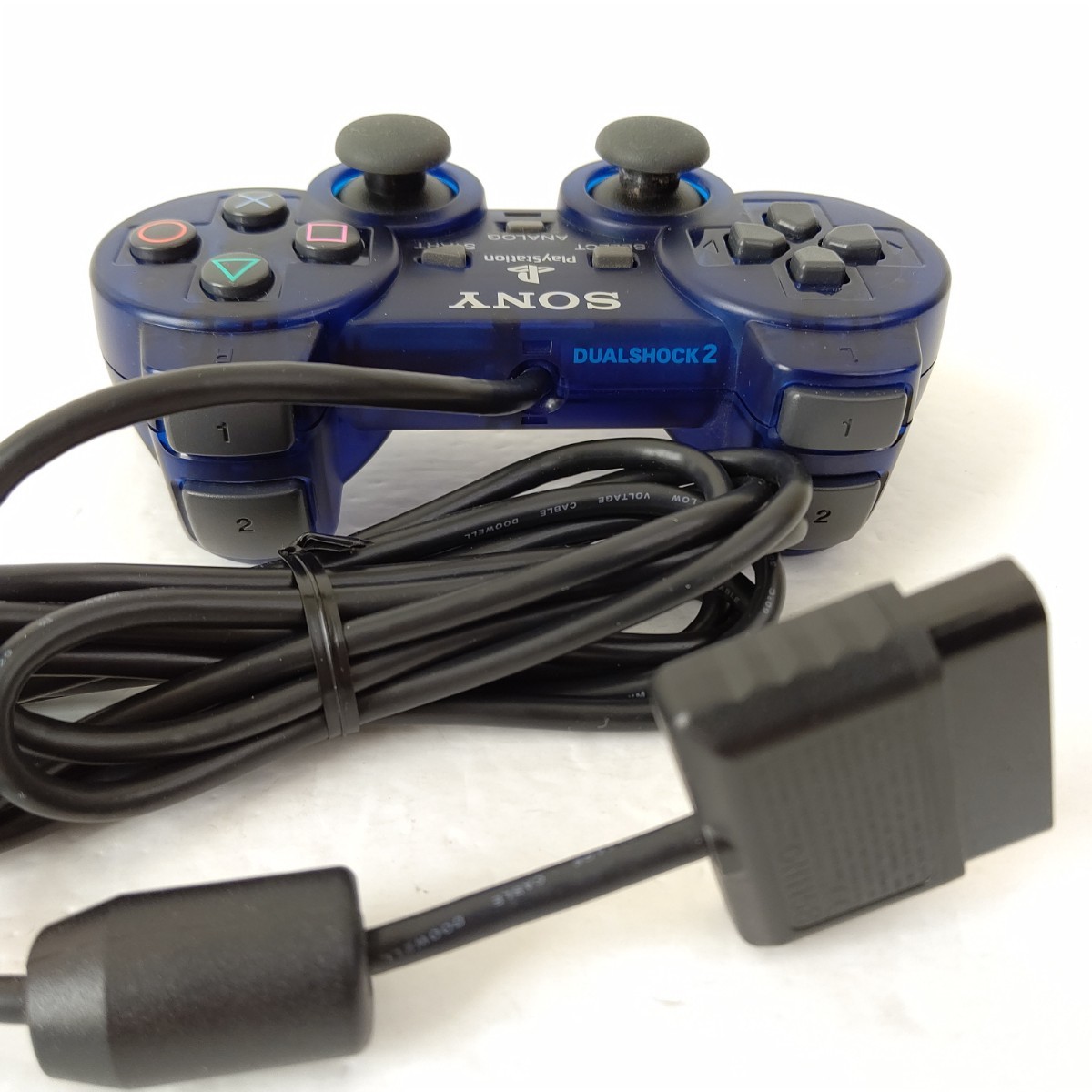 ps2 純正コントローラー　ミッドナイトブルー　クリムゾンレッド　美品　セット