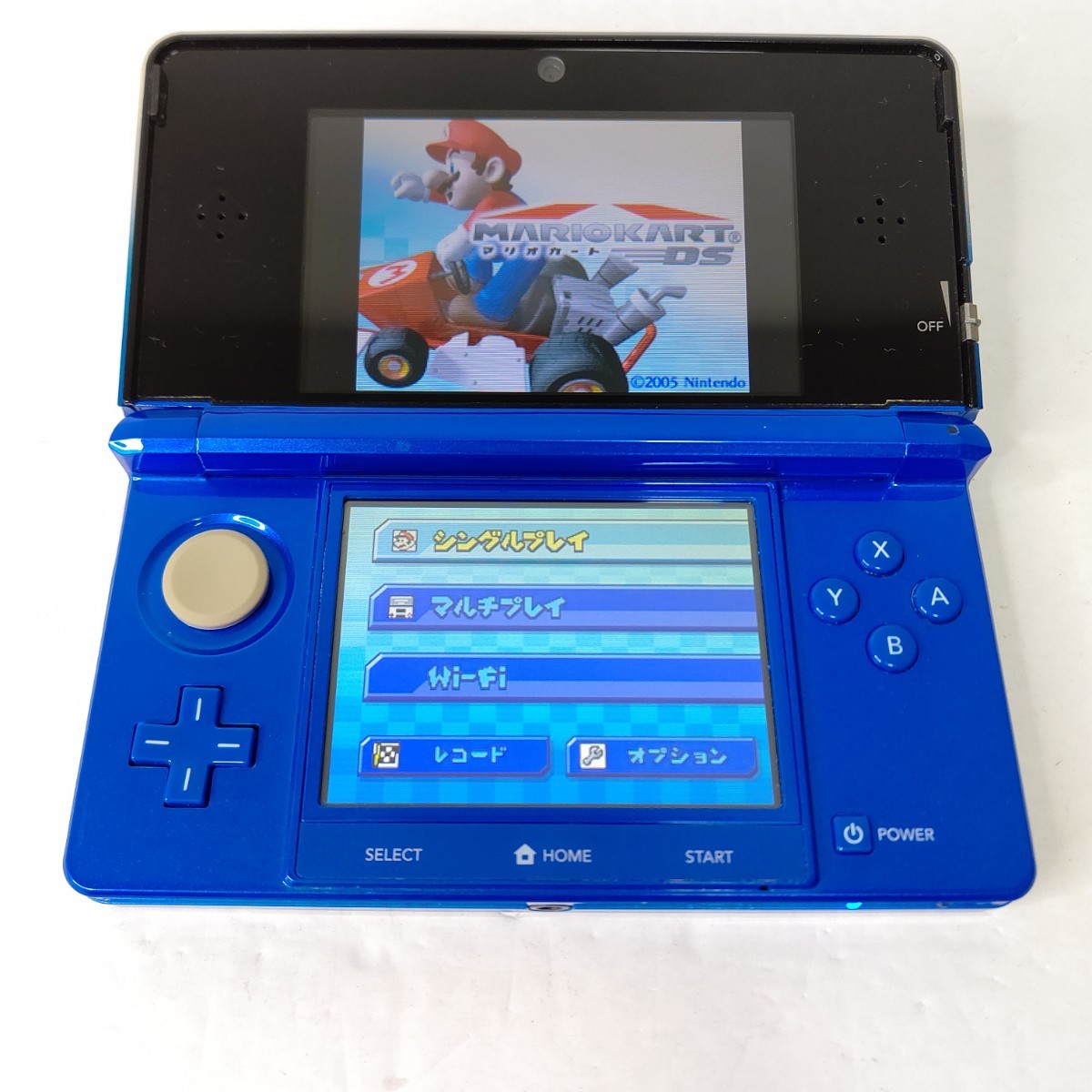 Nintendo ニンテンドー3DS コバルトブルー 画面極美品 任天堂ゲーム機