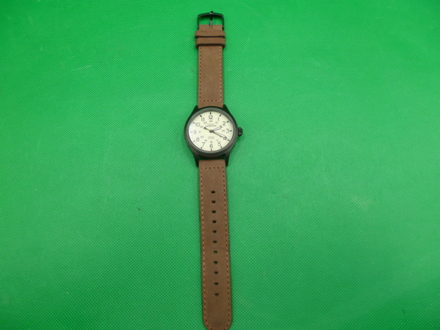 タイメックス TIMEX エクスペディション EXPEDITION 腕時計 革ベルト T49963_画像1
