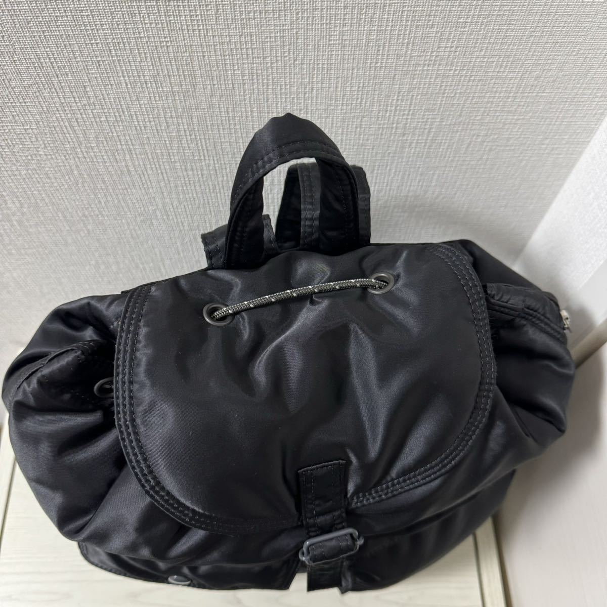 【新品同様】定価29,700円　PORTER ポーター TANKER タンカー リュックサック バックパック 622-09388 ブラック　黒_画像3