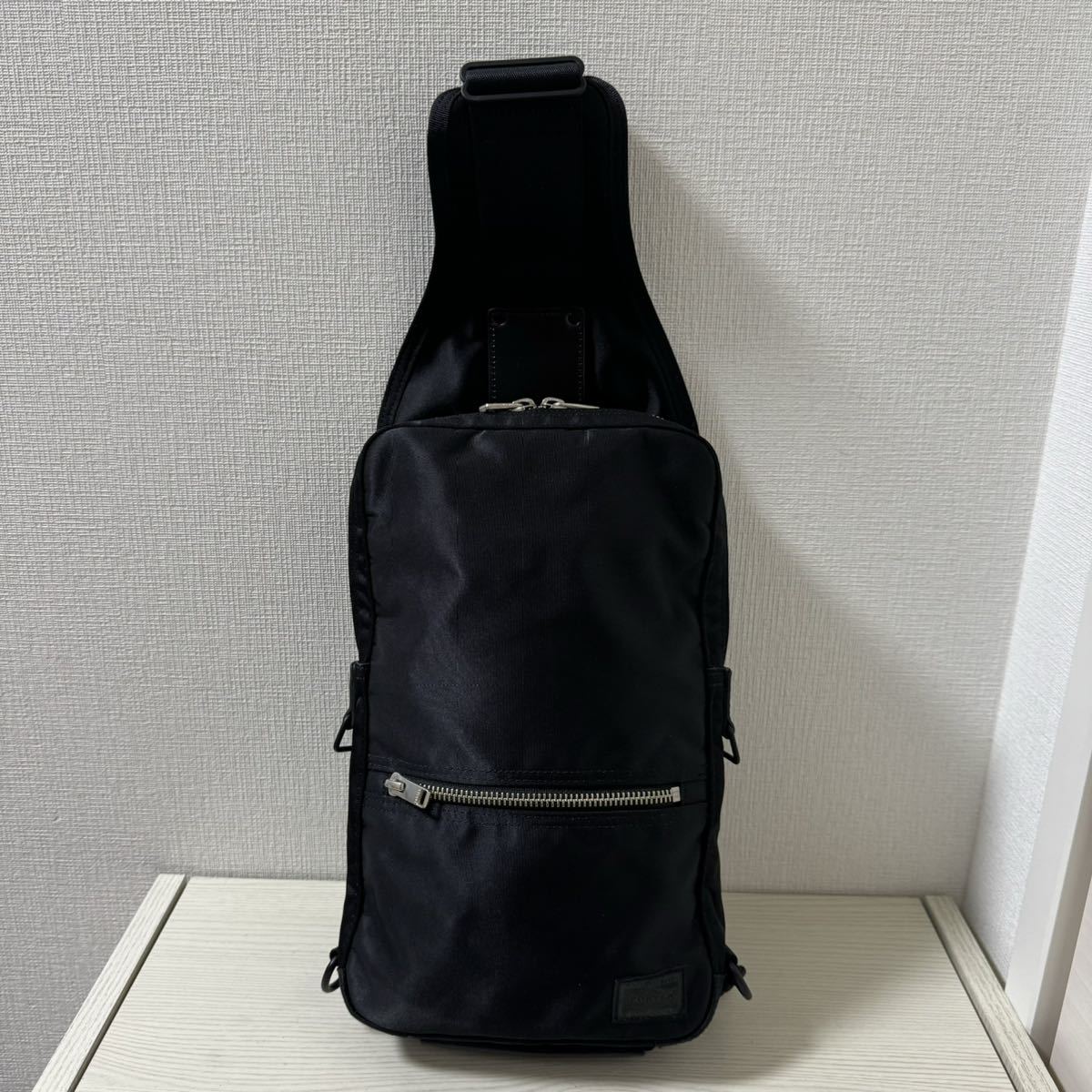 【再値下げ】【新品同様】定価35,200 ポーター リフト ワンショルダーバッグ PORTER LIFT ボディバッグ　ブラック　黒　822-06134 ウエスト_画像1