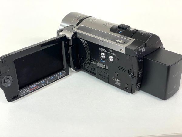 J305-K32-3177 Canon キャノン フルハイビジョンビデオカメラ iVIS HF11 日本製 32GB バッテリー/充電器/備品付 通電OK 初期化済②_画像9