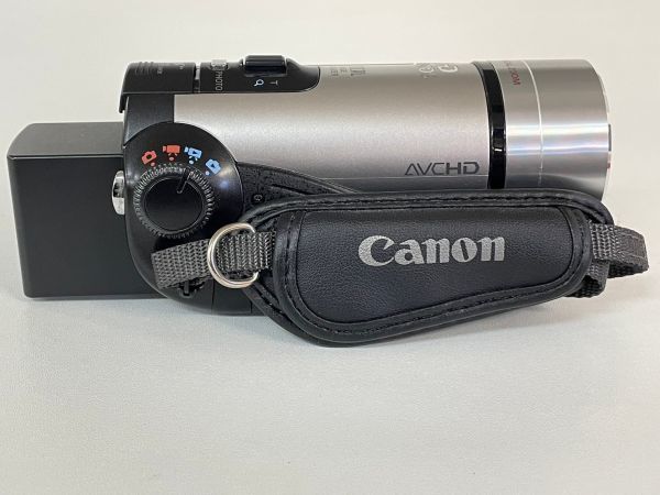 J305-K32-3177 Canon キャノン フルハイビジョンビデオカメラ iVIS HF11 日本製 32GB バッテリー/充電器/備品付 通電OK 初期化済②_画像5