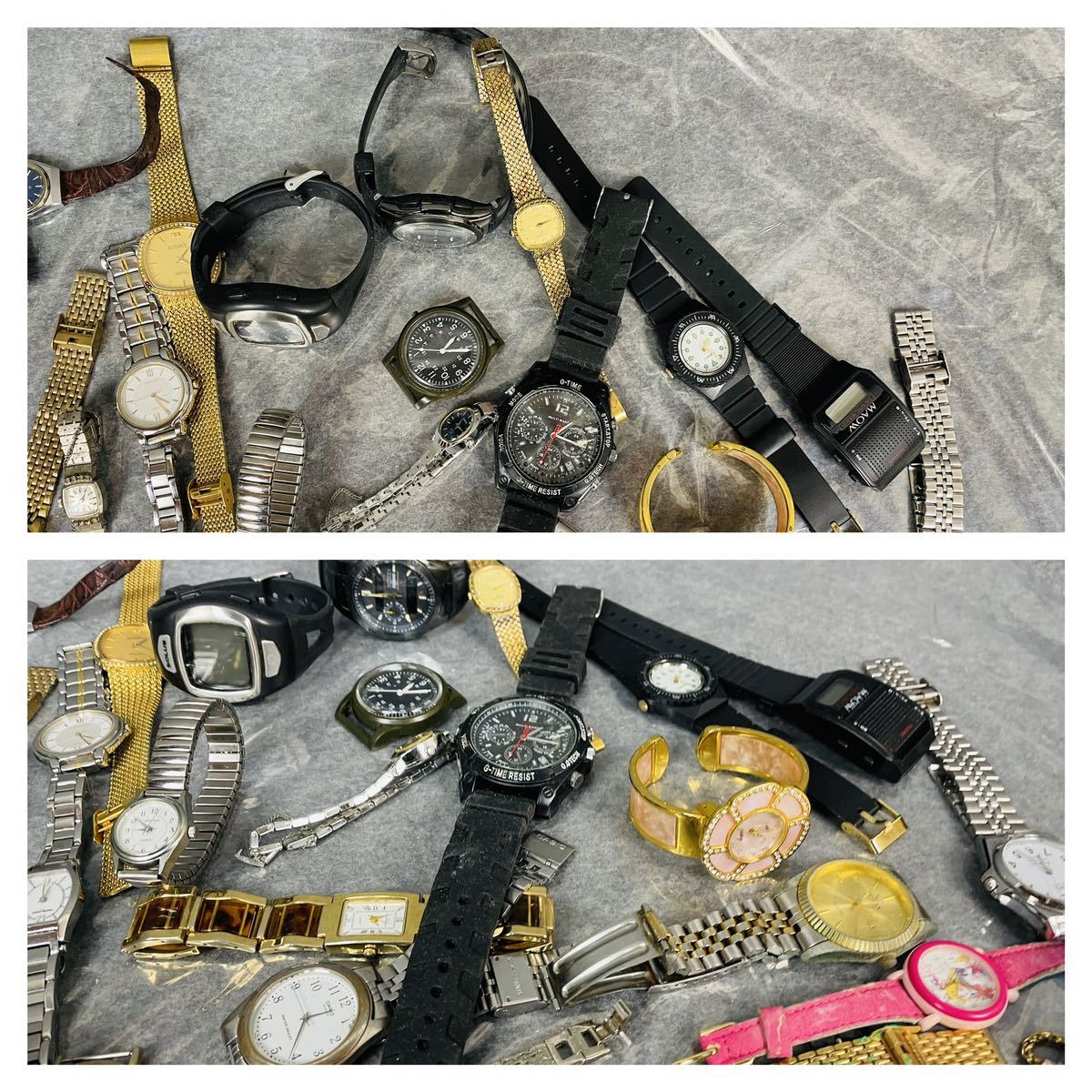 時計 腕時計 大量セット まとめ SEIKO CITIZEN CASIO ORIENT CYMA その他 クォーツ 自動巻 手巻き 懐中時計 総重量約4.2kg s00_画像3