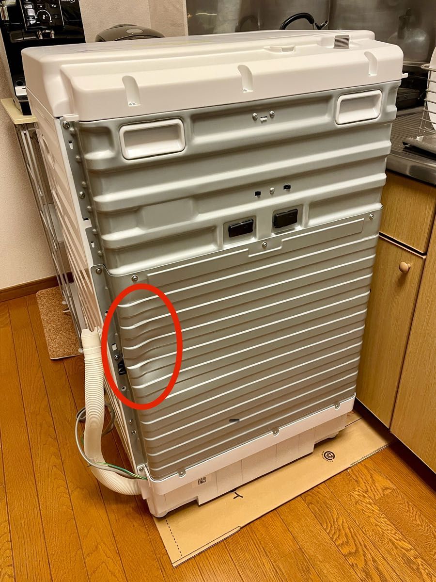 日立 ドラム式洗濯機 BD-STX120HL 2023年製 背面に凹みあり 日立 ドラム式洗濯機 BD-STX120HL 2023年製 背面に凹みあり