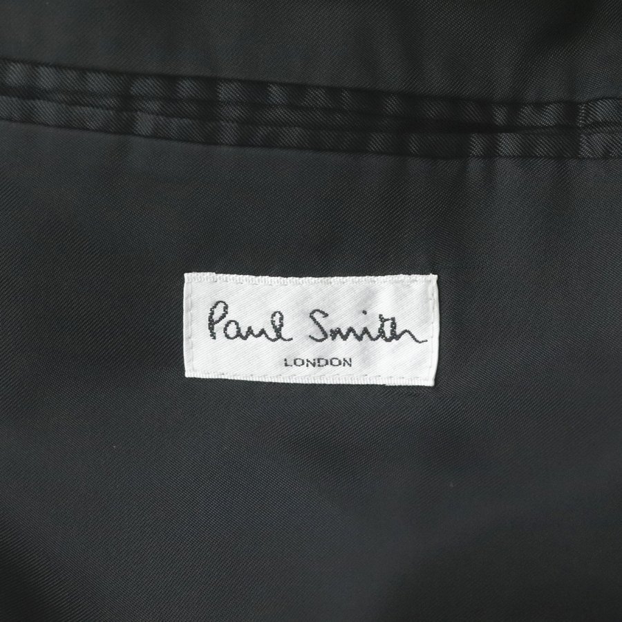 美品 日本製 PAUL SMITH LONDON ポールスミス 702A 3シーズン シングルスーツ グレー JP:XL セットアップ【相場価格￥89,000- 】_画像10