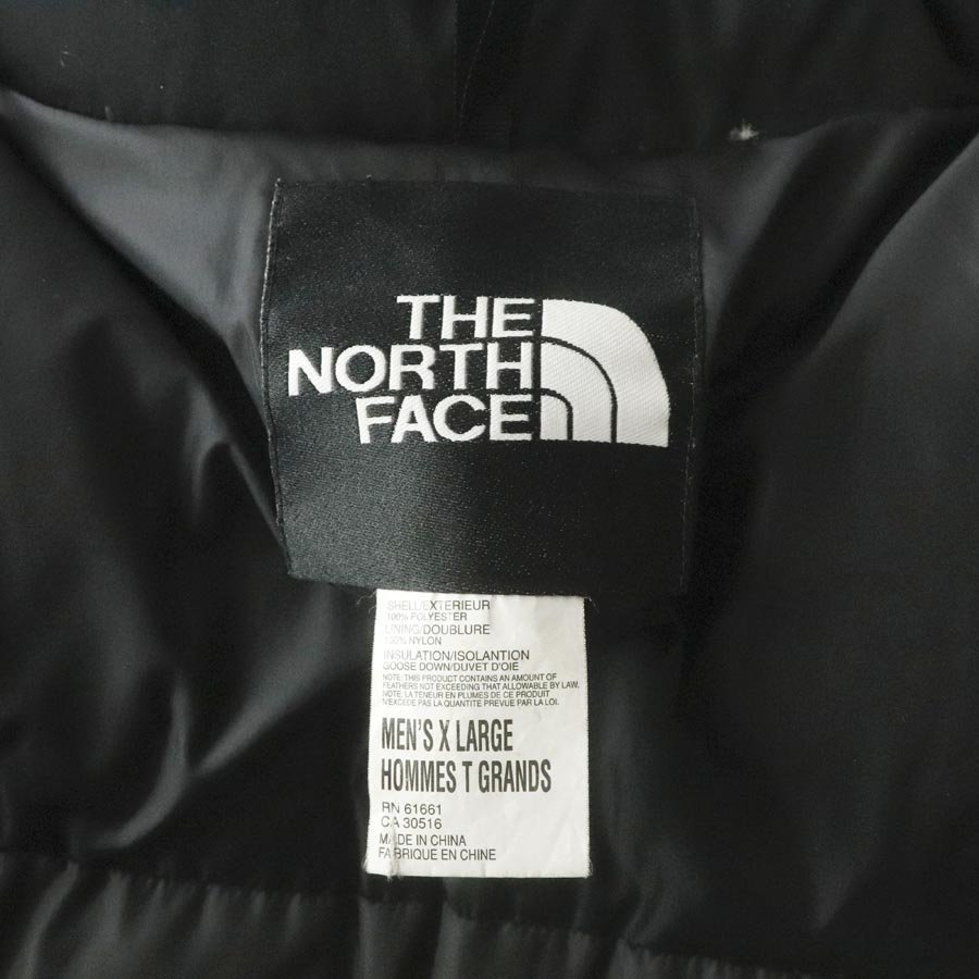 難あり THE NORTH FACE ザ・ノースフェイス 90's Baffin Jacket ヒマラヤン ダウンジャケット 黒 ブラック XL HIM ヒム バルトロ_画像6