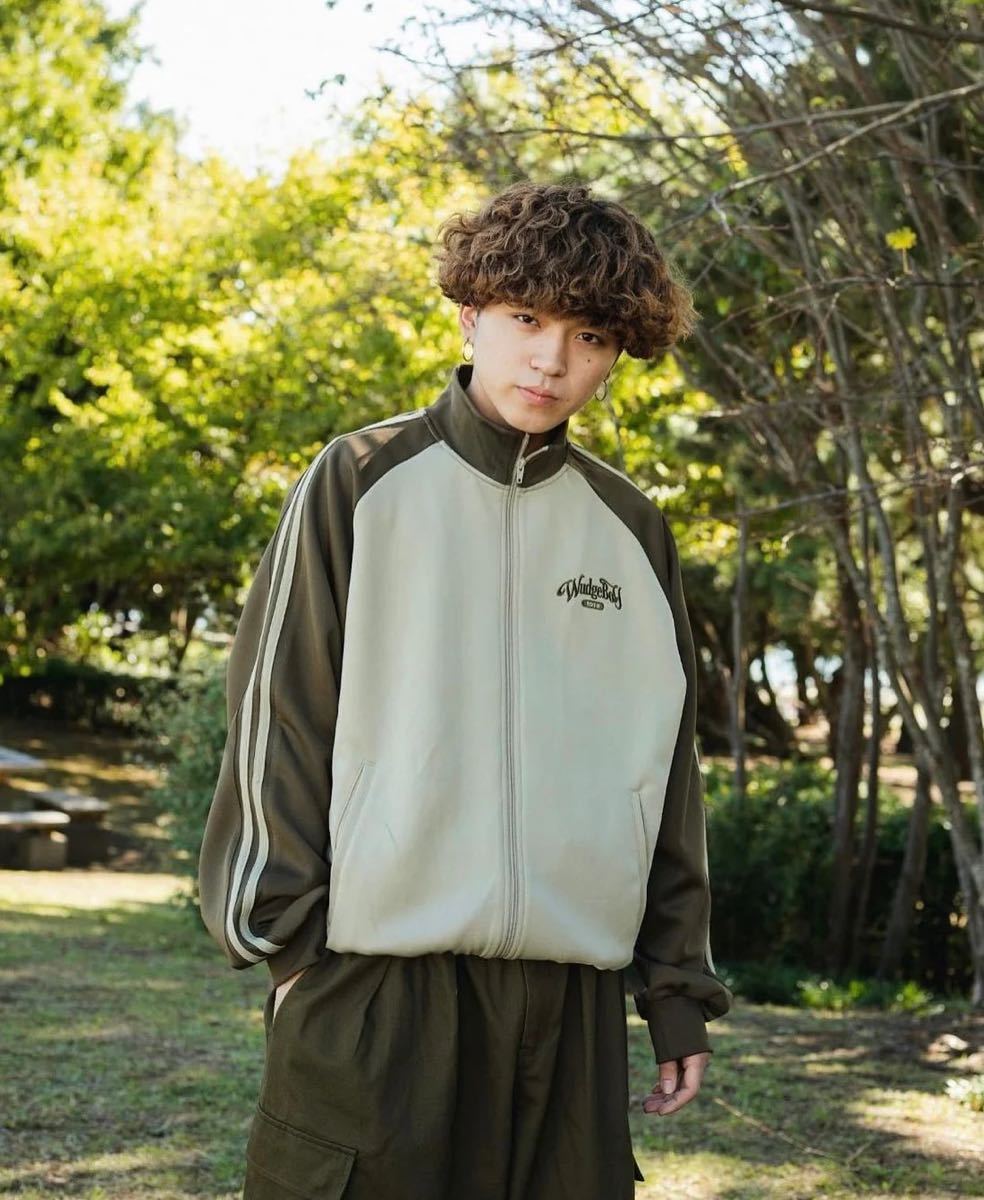 YZ WUDGE BOY track jacket カーキ M_画像1