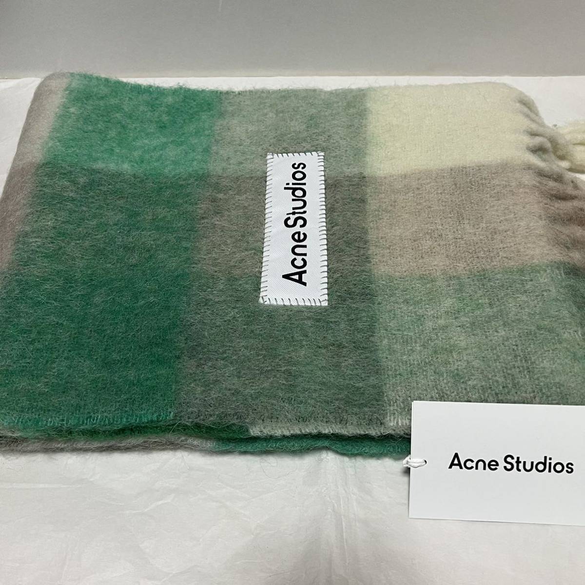 新品 Acne Studios アクネ ストゥディオズ チェック ウール 新品 Acne Studios アクネ ストゥディオズ チェック ウール