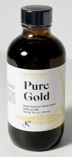 新品　キャナウェイ　KANNAWAY　Pure Gold　120ml　2000㎎CBD　CBD高濃度オイル　ピュアゴールド_画像1