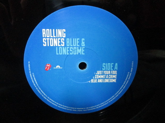 original made in France Blue & Lonesome 2LP(analog) The Rolling Stones アナログレコード vinyl_画像9