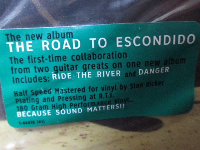 sealed 未開封 US-original hype sticker (1-44418 (#1)) The Road To Escondido 2LP(analog) JJ Cale & Eric Clapton アナログレコード _画像2