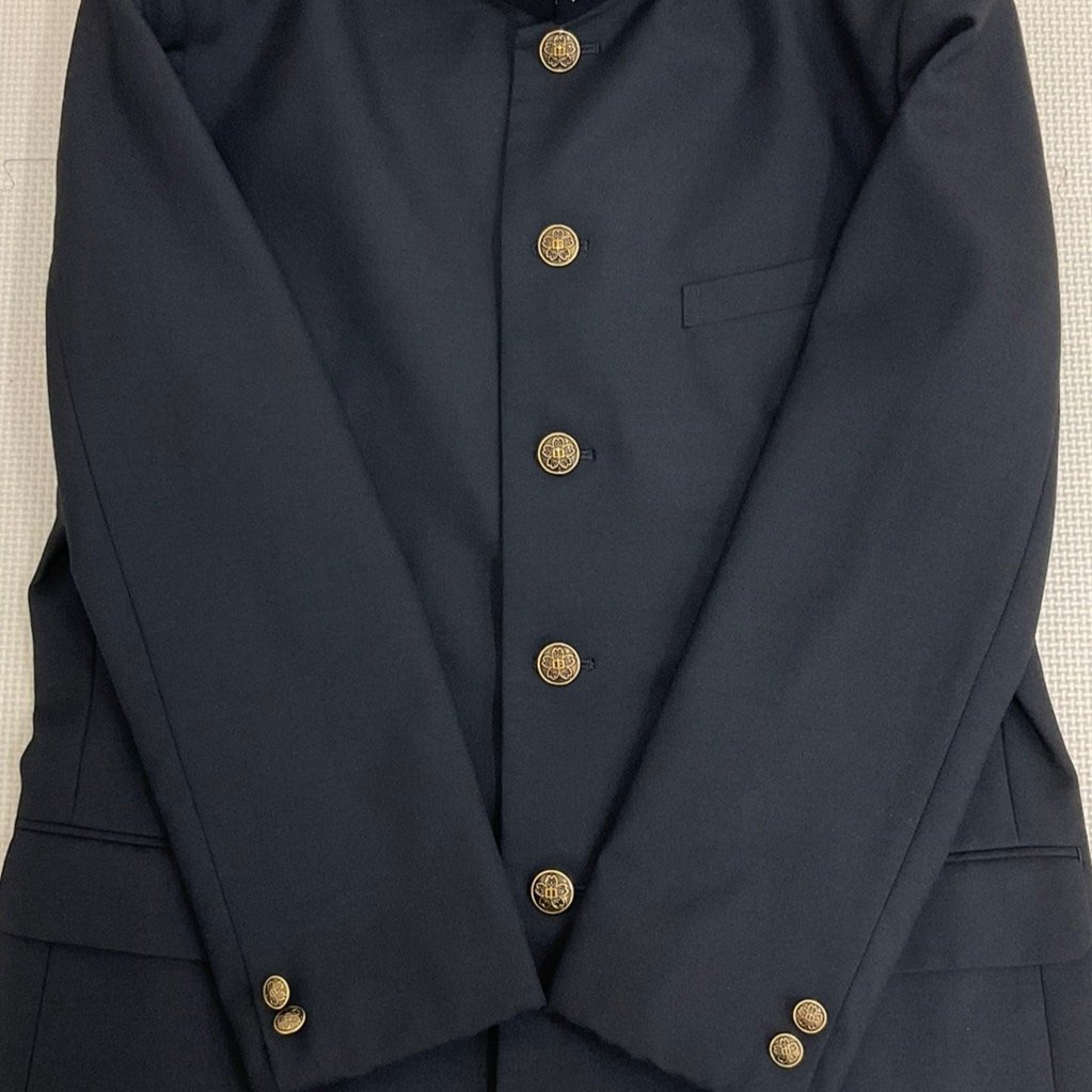 生まれのブランドで 神奈川県 (中古) US887-1 横浜市立 上下2 男子学生服 宮田中学校 学生服