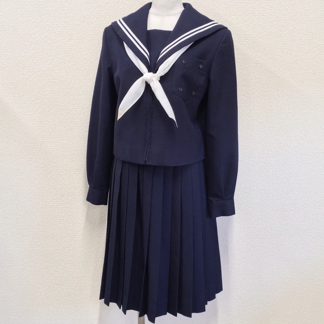 A409/A 愛知県 女子制服3点 /校名不明/160A/W63/セーラー A409/A 愛知県 女子制服3点 /校名不明/160A/W63/セーラー