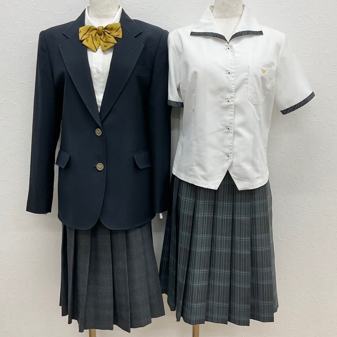 U318/S1011(中古/箱)兵庫県 明石西高校 女子制服10点/5T/M/L/ U318/S1011(中古/箱)兵庫県 明石西高校 女子制服10点/5T/M/L/