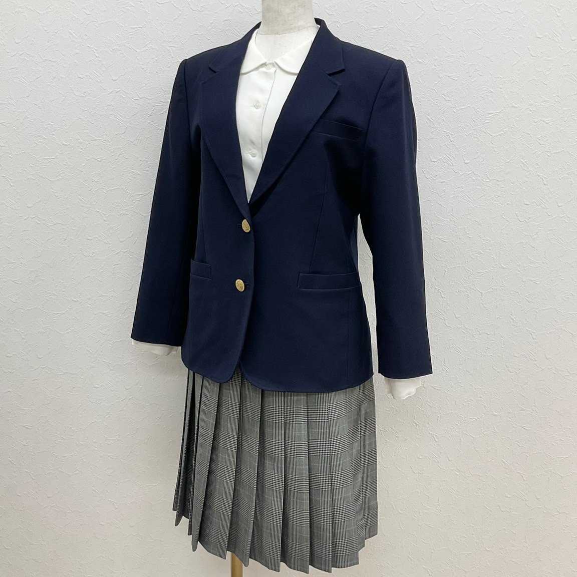 U282/T474(中古)栃木県 那須特別支援学校 女子制服3点 /M/W63 U282/T474(中古)栃木県 那須特別支援学校 女子制服3点 /M/W63