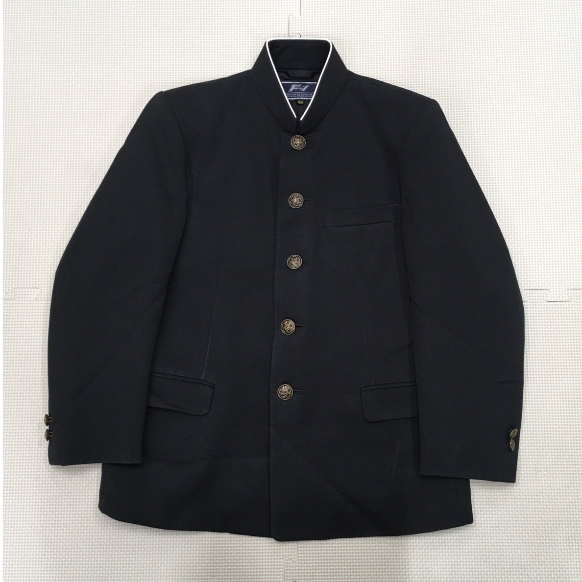 A350/T280( used ). name unknown man . uniform 2 point /C rank / small size /145A/W66/. Ran / winter trousers /F-1/ black / winter clothes / elementary school / junior high school / school uniform / standard type school uniform 