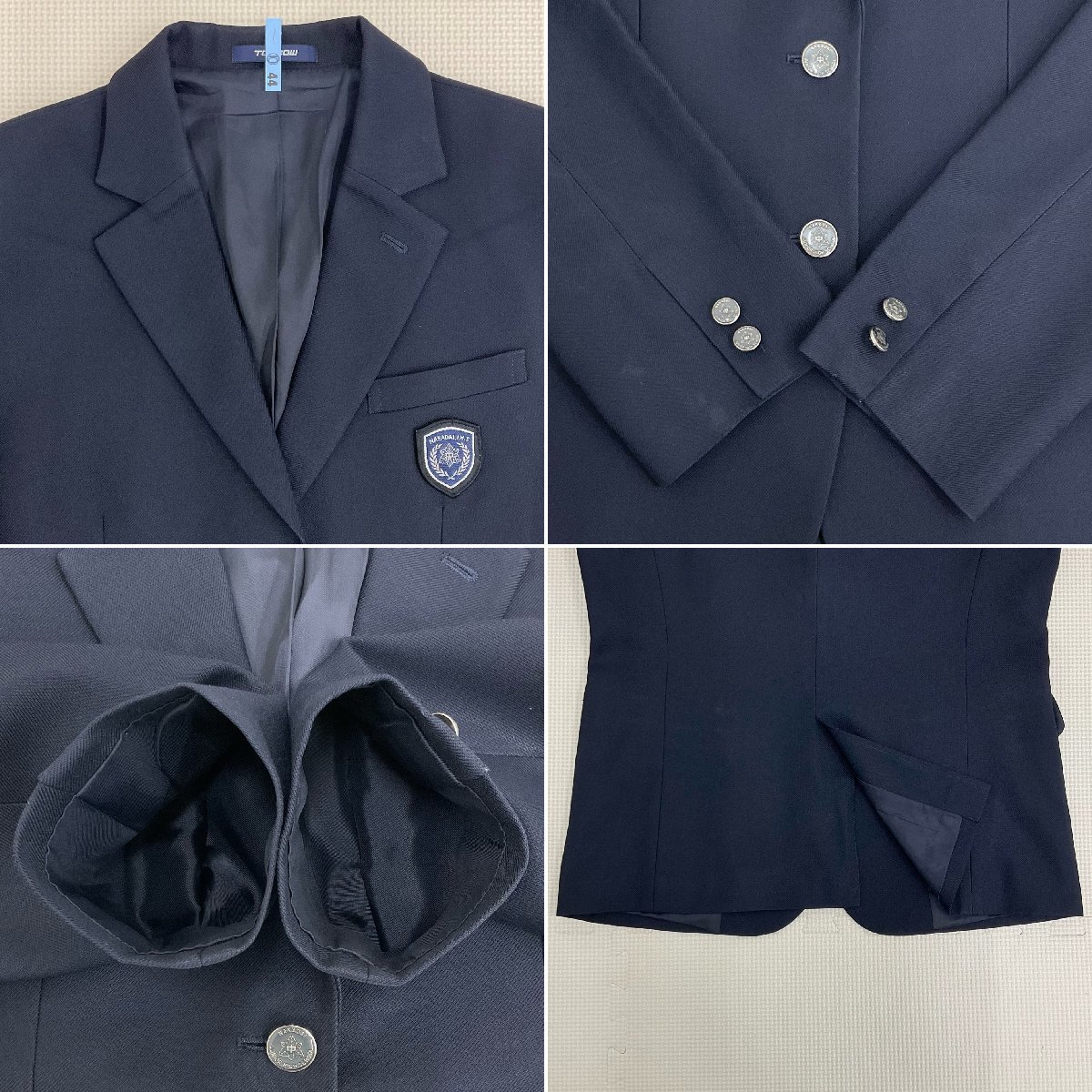 U279/S1012(中古)東京都 板橋区立中台中学校 女子制服4点 /165A U279/S1012(中古)東京都 板橋区立中台中学校 女子制服4点 /165A