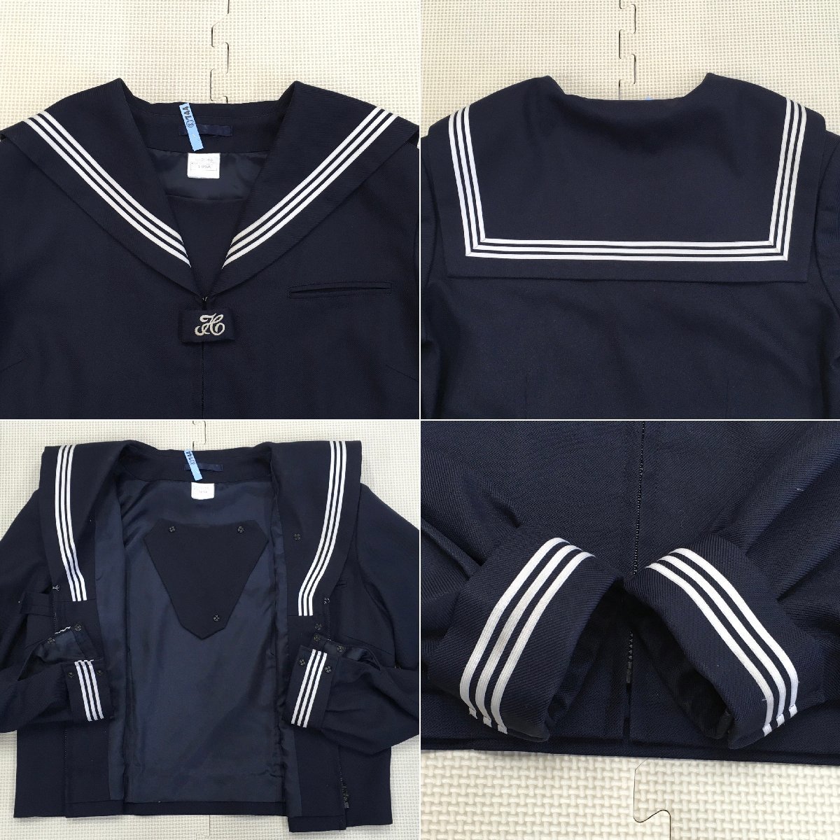 A347/L(中古)埼玉県 和光市立大和中学校 女子制服3点 /165A A347/L(中古)埼玉県 和光市立大和中学校 女子制服3点 /165A