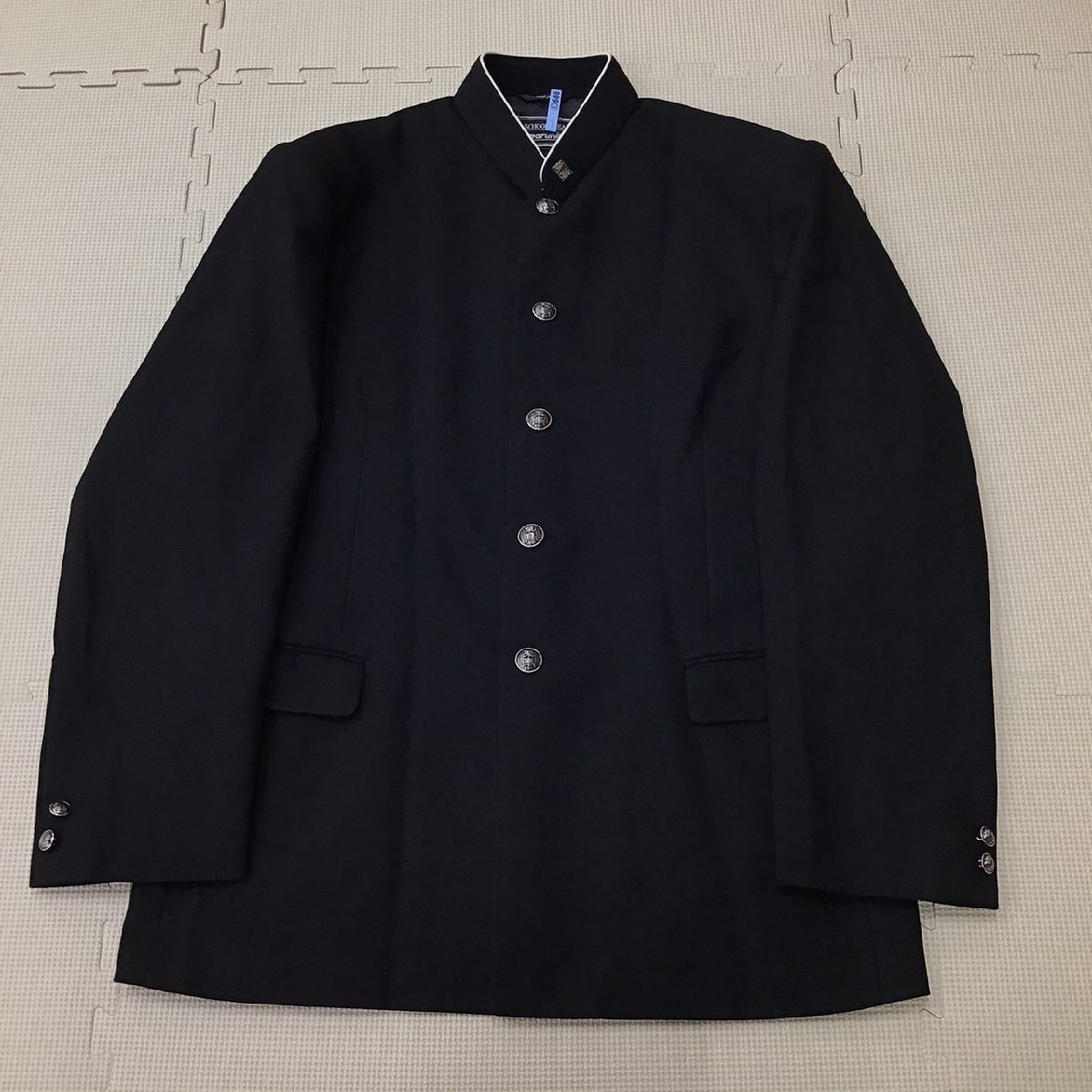 訳あり商品 O367/L(中古)埼玉県 川越東高校 /Cランク/180A/W76 男子制服2点 学生服