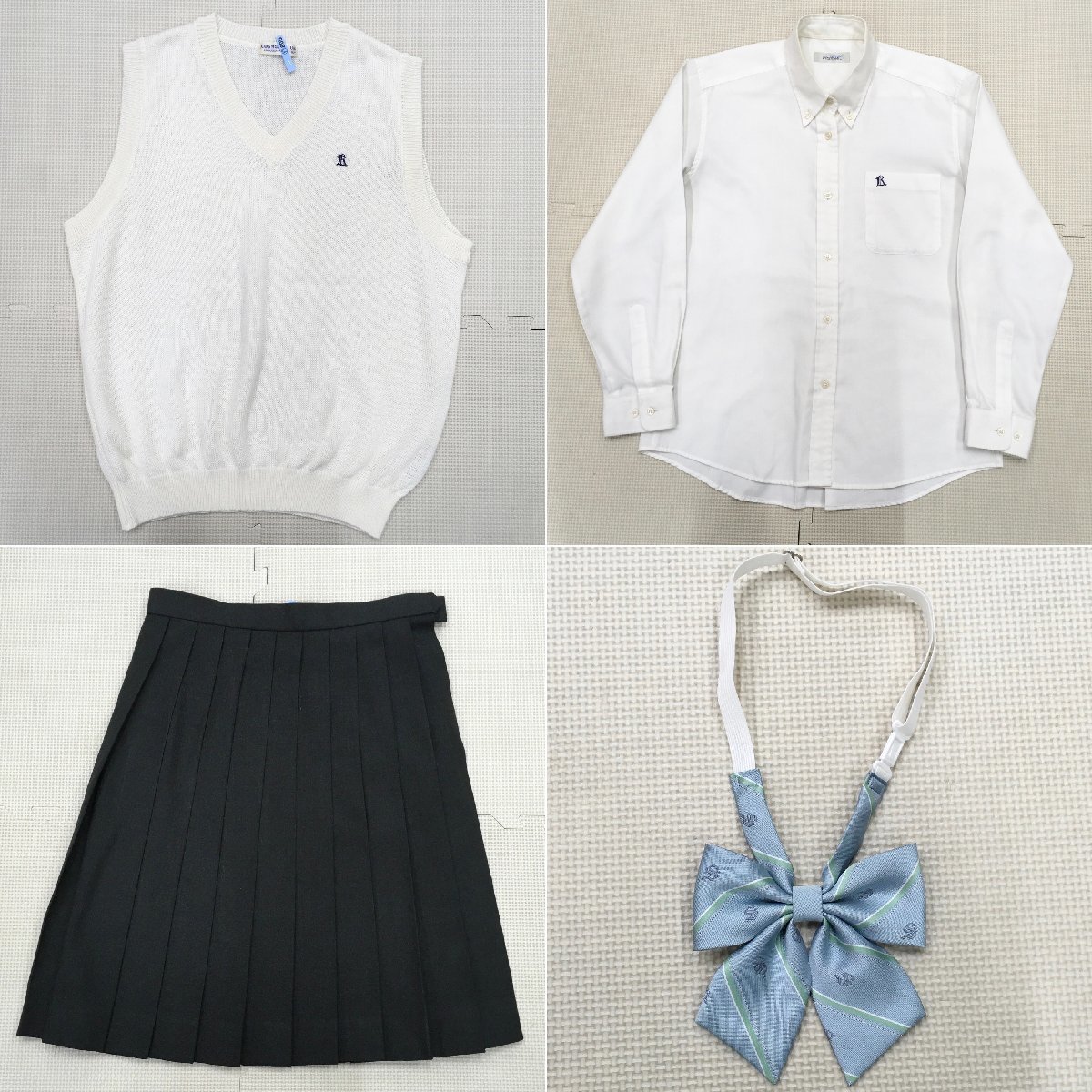 A369/A(中古)愛知県 愛知啓成高校 女子制服6点 /旧制服/校章付/M A369/A(中古)愛知県 愛知啓成高校 女子制服6点 /旧制服/校章付/M