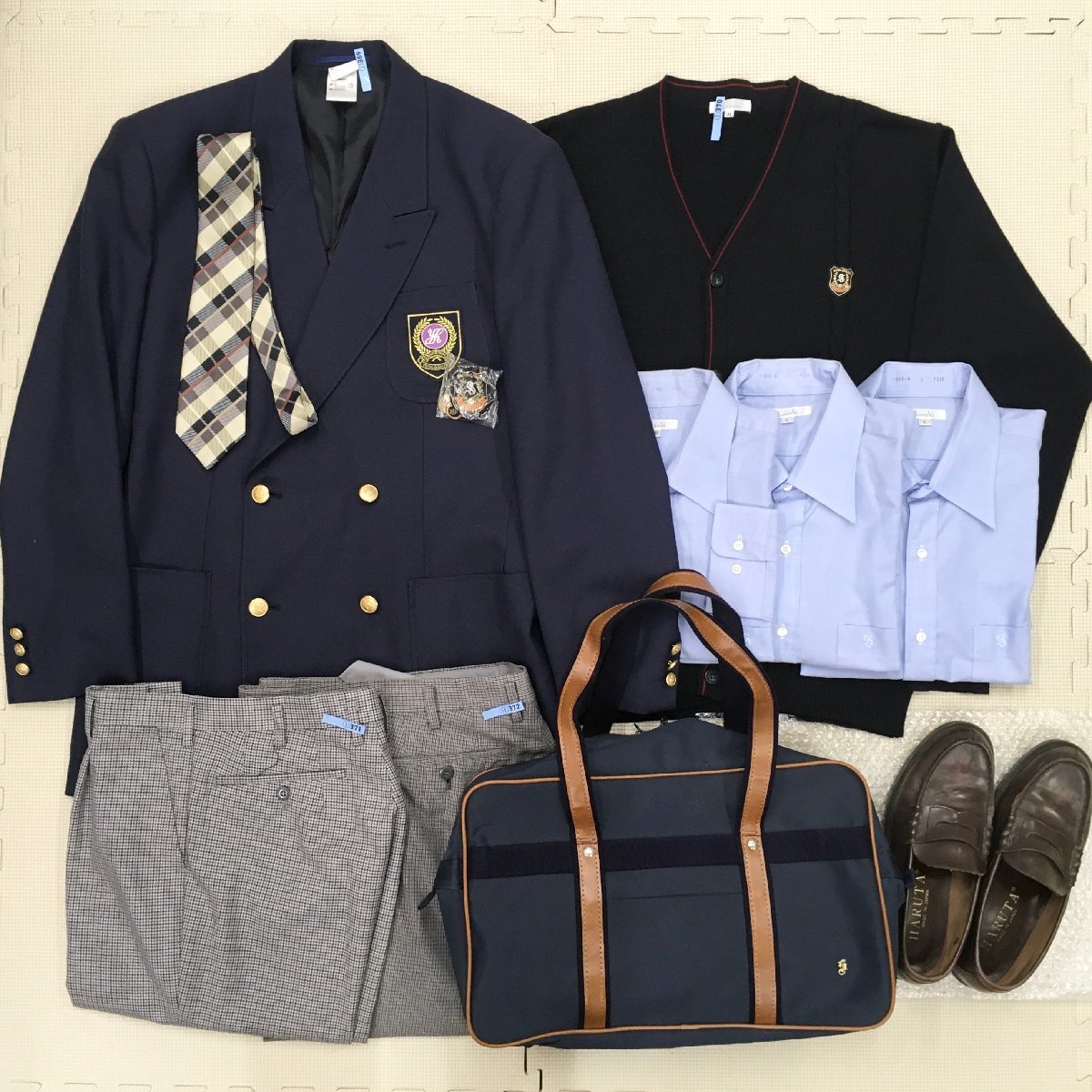 A402/S1000(中古/箱)福島県 松韻学園福島高校 男子制服10点 A402/S1000(中古/箱)福島県 松韻学園福島高校 男子制服10点
