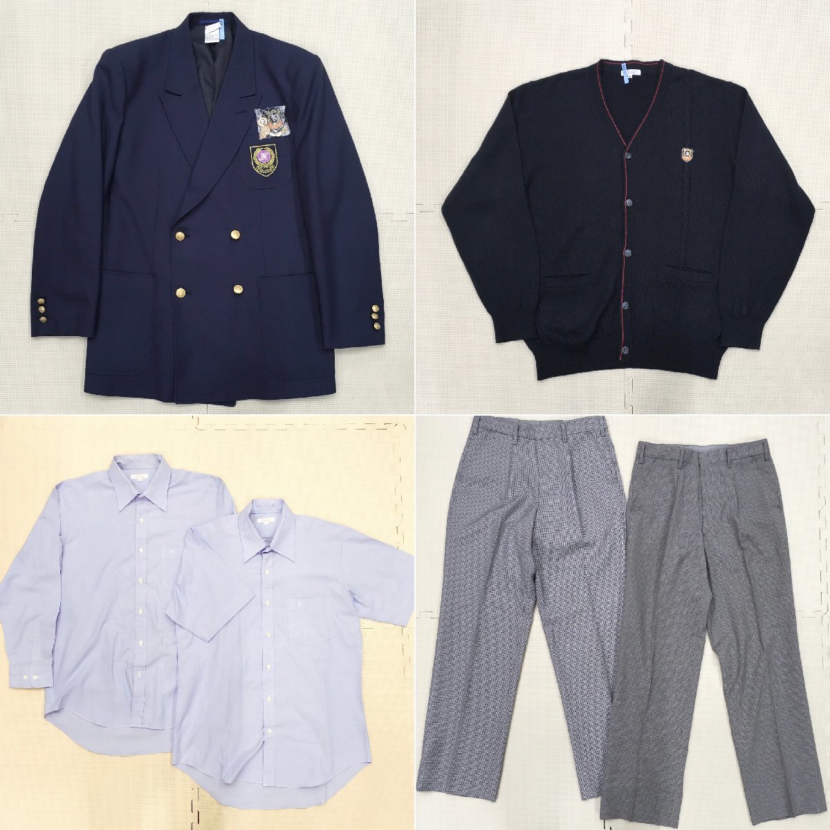 A402/S1000(中古/箱)福島県 松韻学園福島高校 男子制服10点 A402/S1000(中古/箱)福島県 松韻学園福島高校 男子制服10点