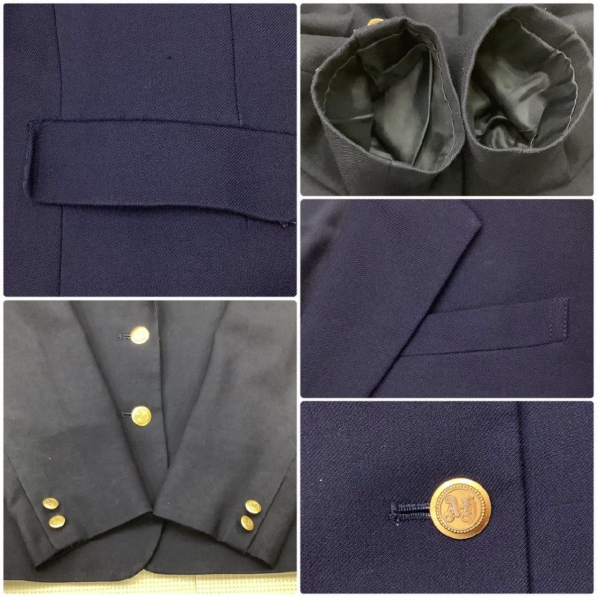【全品送料無料】 I304/Y(中古)福島県 /閉校/統合/L/W69 女子制服6点 安達東高校 学生服