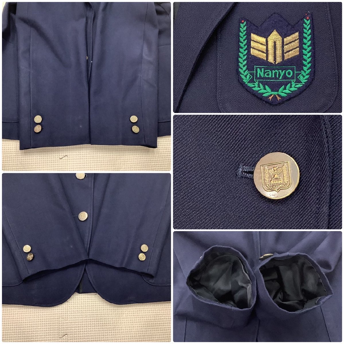 I484/Y(中古)山形県 南陽高校 女子制服2点 /指定品/160/W60/丈53 I484/Y(中古)山形県 南陽高校 女子制服2点 /指定品/160/W60/丈53
